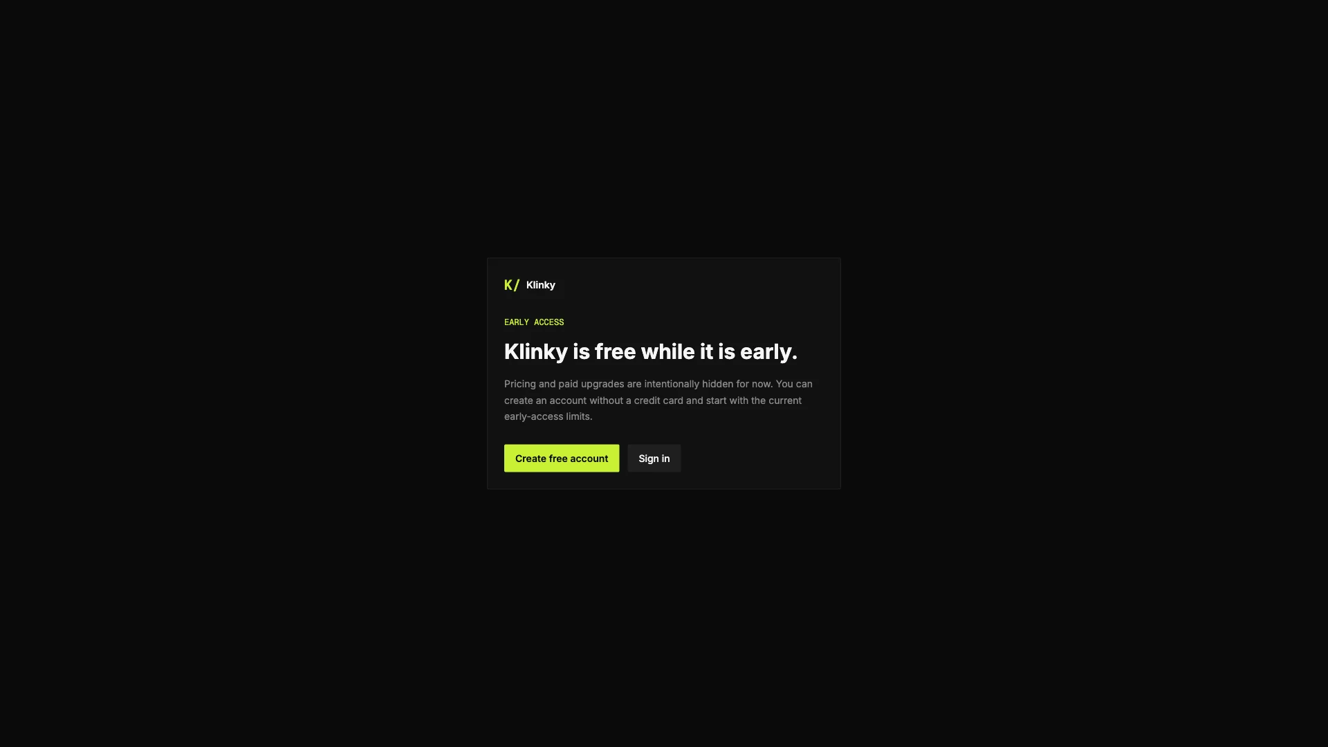 Klinky product screenshot